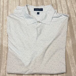 Peter Millar Light Blue Patterned Men's Shirt